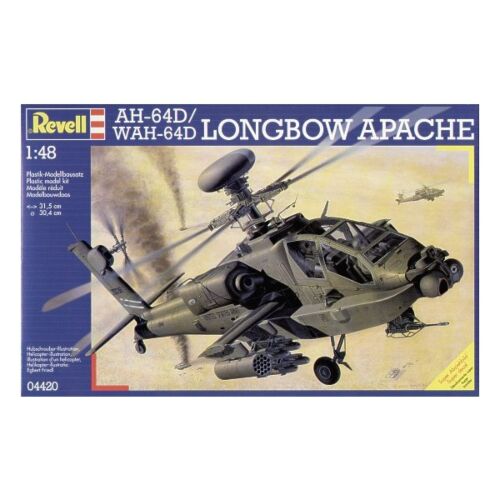 Revell: Вертолет "Apache AH-64 D" Brit. Army/US Army update, 1:48