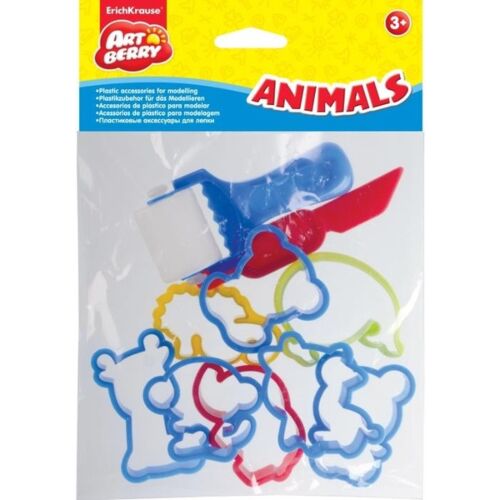 Набор пластиковых аксессуаров для лепки Artberry/Animals