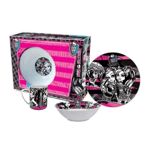 Monster High: Набор керам. посуды в подар.упаковке, 3пред.