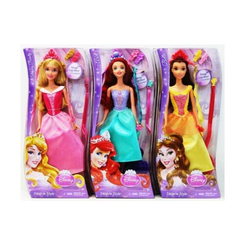 Mattel: Disney Princess. Модные прически с аксесс., в ассорт. (Ариель/Белль/Спящая красавица)
