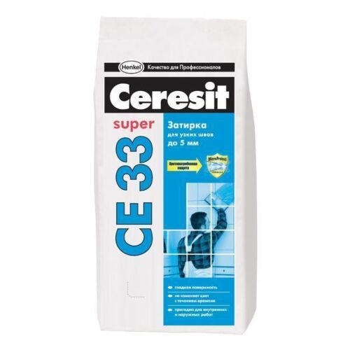 Ceresit затирка CE 33 (2кг) шоколад