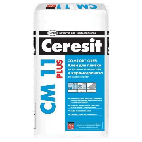 Ceresit клей для кафеля CM 11 (5кг) усиленный