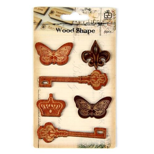 Аксессуар деревянный ключи монархов, набор из 6 штук (16х8.7х0.4см)