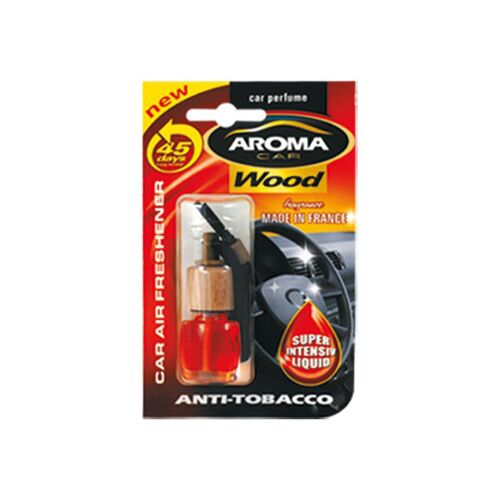 Ароматизатор "AROMA CAR" "Флакон с деревянной крышкой" "Anti Tobacco" 6мл