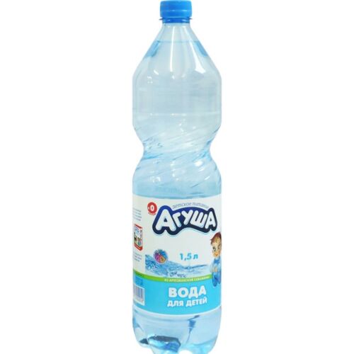 Агуша: Вода питьевая 1,5л