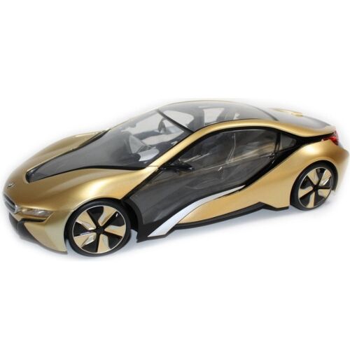 Rastar: Машина р/у 1:14 BMW I8, золотой цвет, световые эффекты