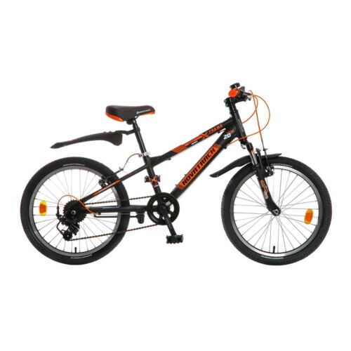 Novatrack: Велосипед Extreme 20" черный/оранж, алюм