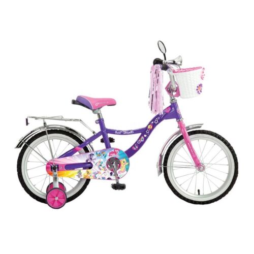 Novatrack: Велосипед My Little Pony 12", розовый/сиреневый