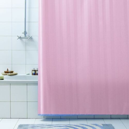 Штора для ванной Rigone 180х200 розовый