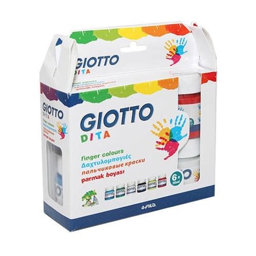 Giotto Пальчиковые краски 6 цв*30мл