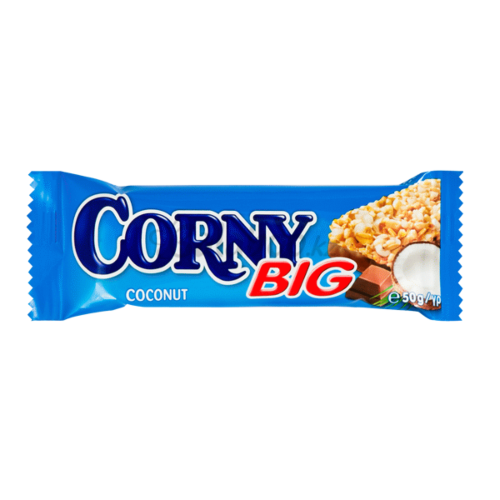 Corny BigЗлаковая полоска с молочным шоколадом и кокосом 50гр (Германия)