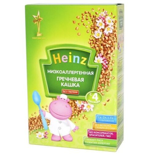 Heinz: Каша 200г Гречневая низкоаллерг. б/мол