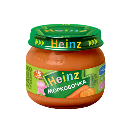 Heinz: Пюре 80г Морковочка