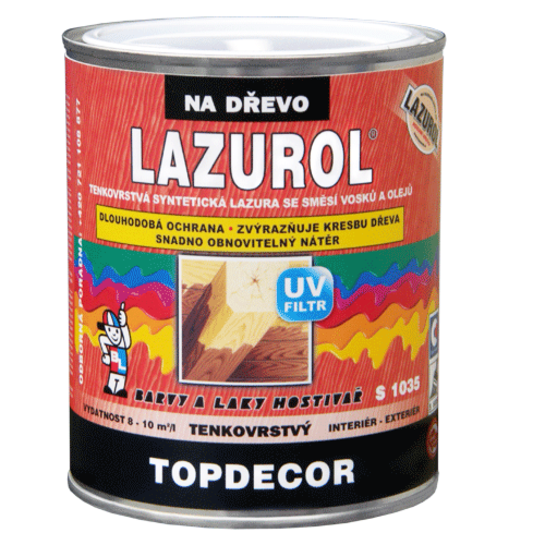 Пропитка лак S1035 Lazurol Topdecor Т020 (каштан) 0,75л