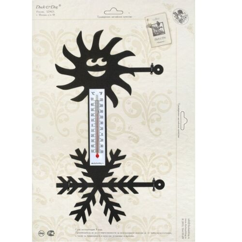 Термометр уличный "Солнце и снежинка" 33х22х0,6 см.