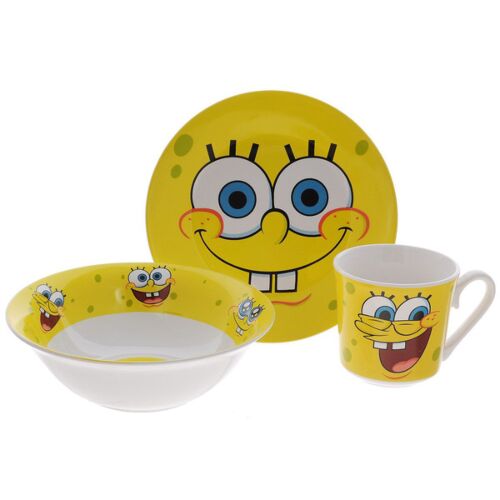 Spongebob: Набор керам. посуды "Солнечный" 3 пред.