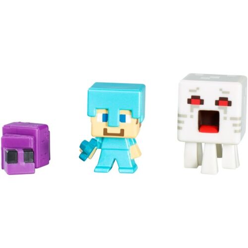 Mattel: Minecraft - Набор из трех минифигур, в асс.