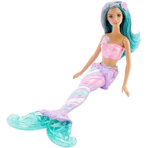 Barbie: Куклы-русалочки, хвост Голубой