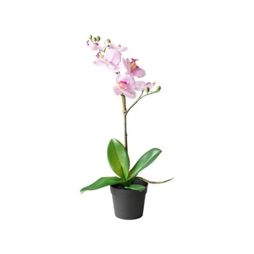 Растение ФЕЙКА искусственное Орхидея сиреневый в горшке 102.923.00