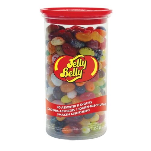 Jelly Belly жевательное драже ассорти 40 вкусов 350 г пластик