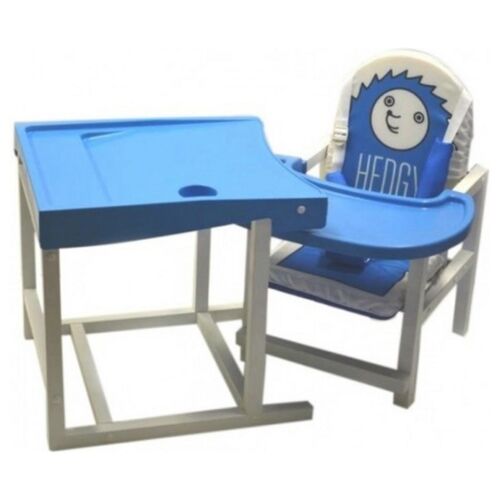 Babys: Стул-стол для кормления HEDGY Синий. Трансформер