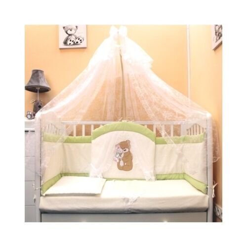 Балу: Комплект в кроватку Спокойной ночи зеленый (салатовый) 7пр
