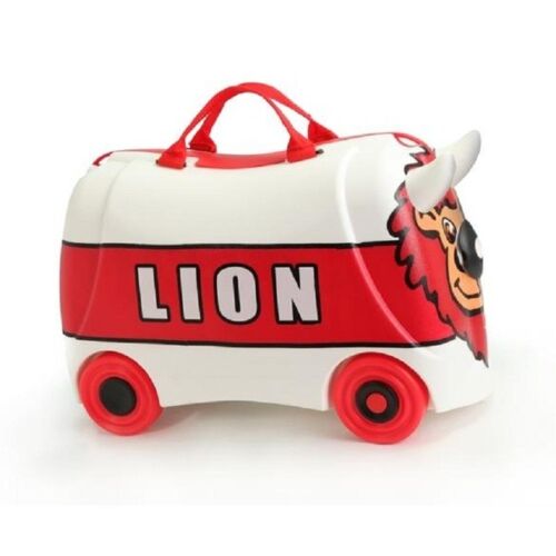 Zilmer: Чемоданчик на колёсиках с подножкой 3в1 "Львёнок LION"