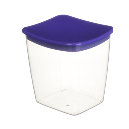Емкость IDEA для сыпучих продуктов квадратная фиолетовый 1 л М 1223