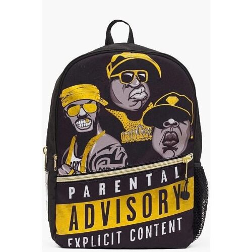 Рюкзак "Straight Outta Brooklyn: Rappers", цвет черный/желтый