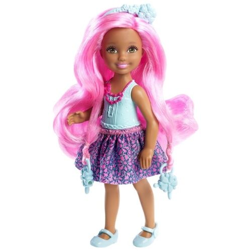 Barbie: Челси Сказочно длинные Розовые волосы