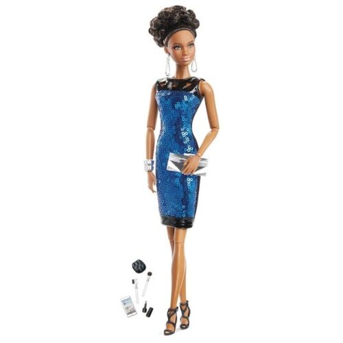 Barbie: Коллекционные куклы Городской стиль, в синем платье