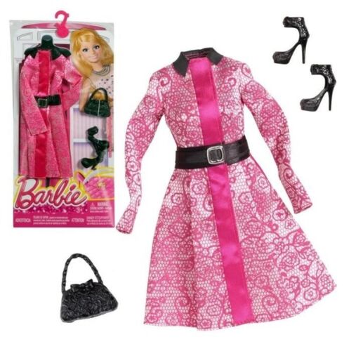 Barbie: Набор одежды, Розово/черный наряд