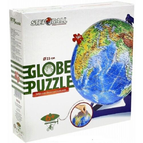 Step Puzzle: 540 "Глобус-пазл. Физическая карта мира" (Пазл-шар)