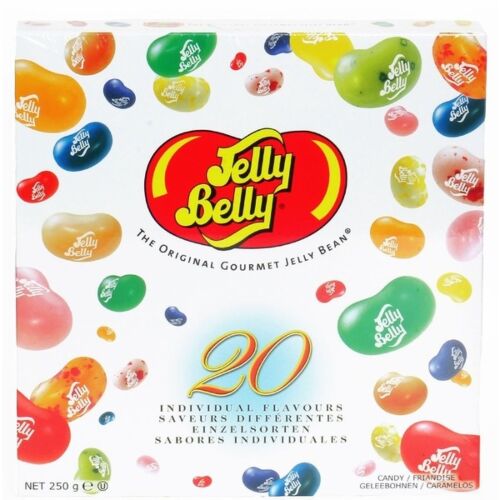 Jelly Belly жевательное драже ассорти 20 вкусов 250 г пластик
