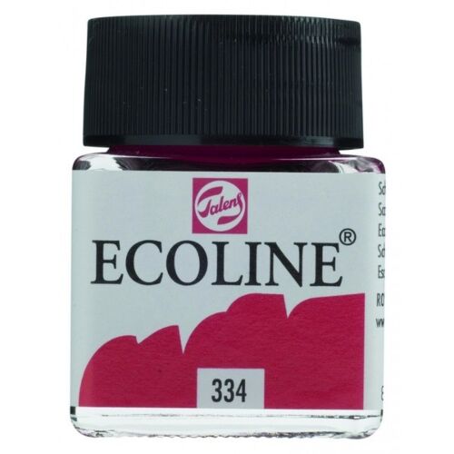 Краска акварельная жидкая ECOLINE, (334) Скарлет красный, 30мл