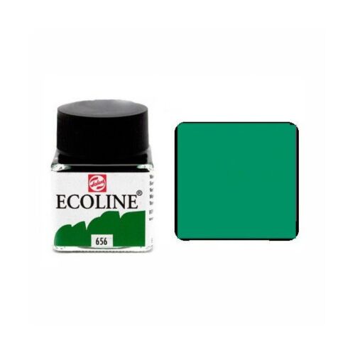 Краска акварельная жидкая ECOLINE, (656) Трявянисто-зелёный, 30мл