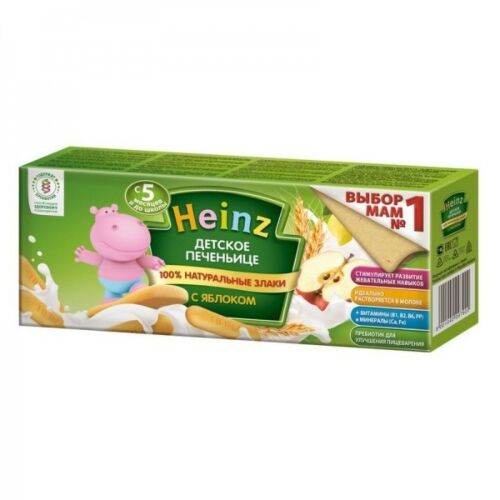 Heinz: Печенье 160г Яблоко
