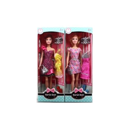 Sariel: Кукла с платьем 29см , в асс (розовый тон)