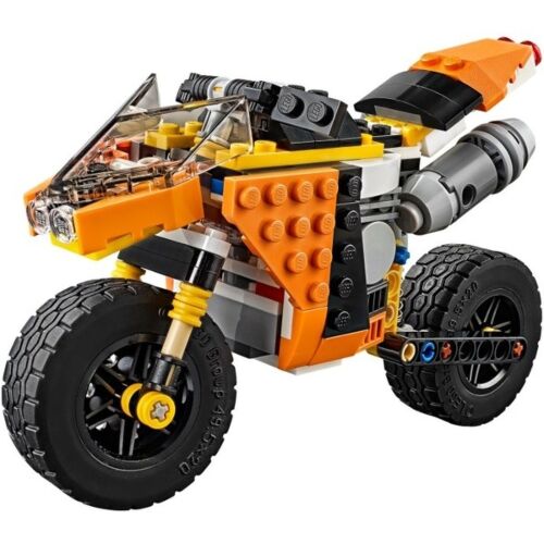 LEGO: Оранжевый мотоцикл