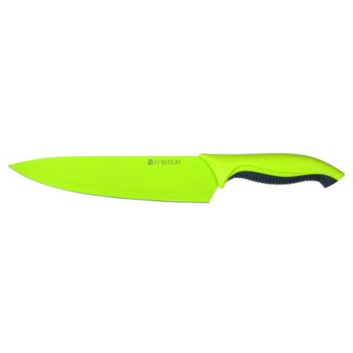 Нож кухонный Ambition Forte 20см поварской зеленый металл