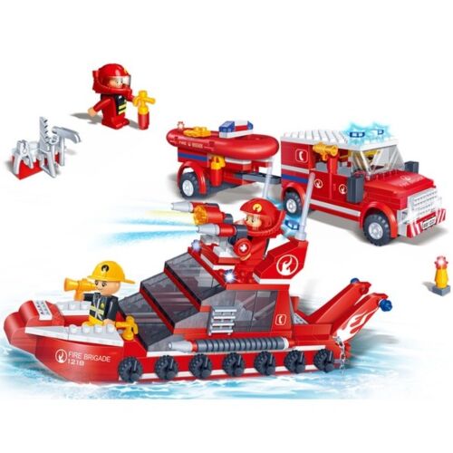 BanBao: Пожарная команда - катер и джип, 392 детали