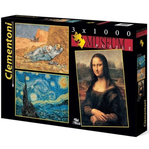 Clementoni: Пазлы "Великие полотна" 3х1000эл.