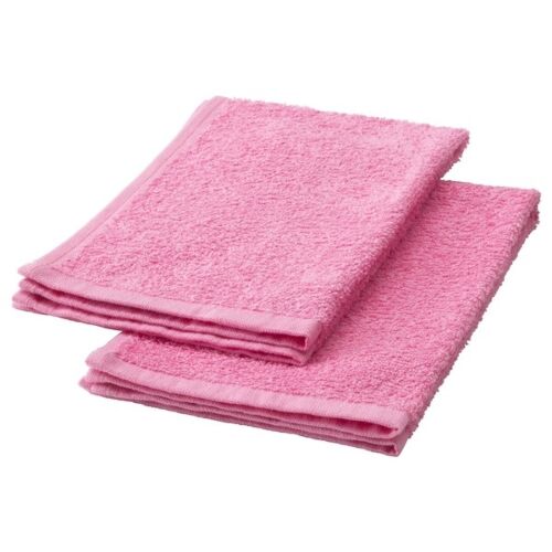 IKEA: Набор полотенец ГЭРЕН, розовые 2 шт 802.958.47