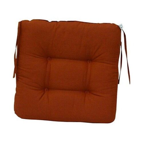 Подушка для стула Vicky 45х45 с завязками терракот
