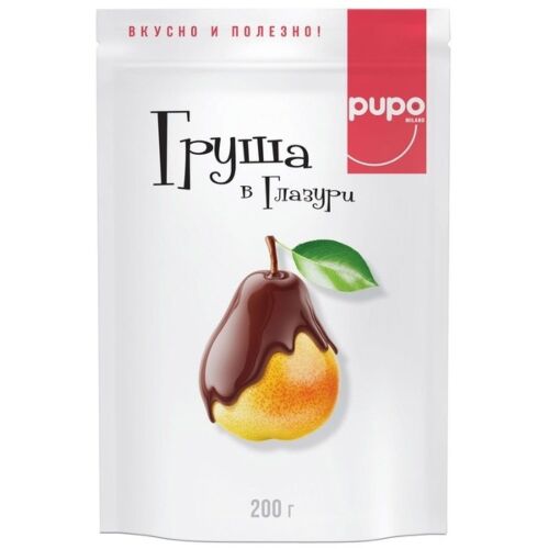 PUPO Груша в шоколадной глазури 200г