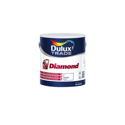 Краска Dulux Diamond BW 5л