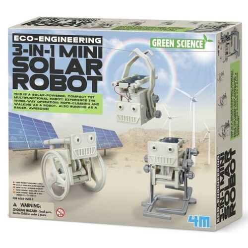 4M: Солнечные мини роботы. 3 в 1