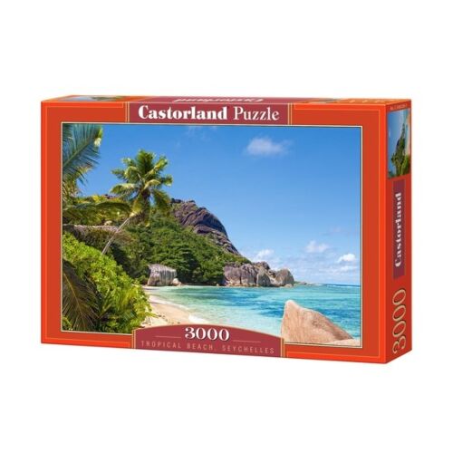 Castorland: Пазлы Тропический пляж, Сейшелы 3000эл.