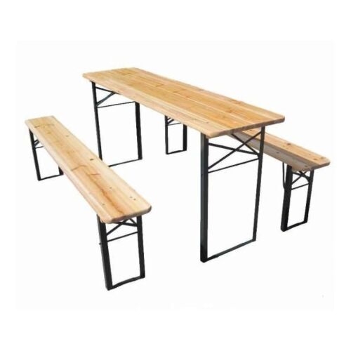 Комплект дачный GardenLine, столик (177*46*77 см) со скамейками (2 шт. 177*23*47 см)