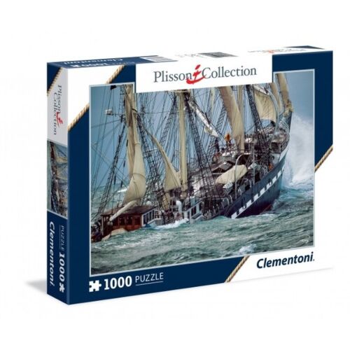 Clementoni: Plisson Collection. Пазлы "Belem, the last French Tall ship" 1000эл.